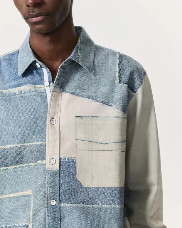 Miramar CPO Shirt Patchwork PrintPatina WomenMen SunglassesShirts rag and bone