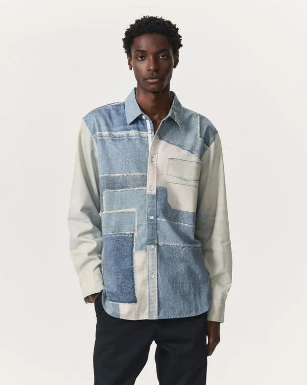 Miramar CPO Shirt Patchwork PrintPatina WomenMen SunglassesShirts rag and bone