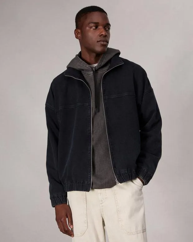 MiramarJackets and Coats rag and bone Men rbSTRIDE Denim Track Jacket Inkwell
