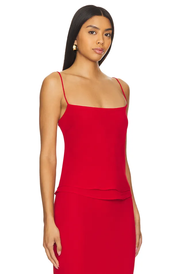 Mischa Top Bright Red Women Lovers and Friends Tops Mischa Top Bright Red Women Lovers and Friends Tops