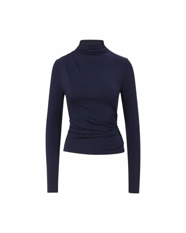 Mylie Turtleneck Navy Women Veronica Beard Tops Mylie Turtleneck Navy Women Veronica Beard Tops