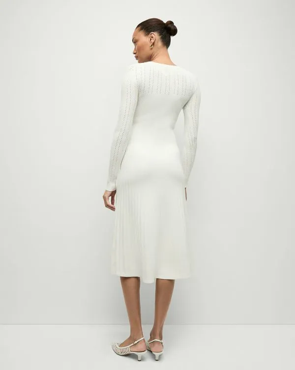 Nami Sweater Dress Offwhite Women Veronica Beard Dresses Nami Sweater Dress Offwhite Women Veronica Beard Dresses