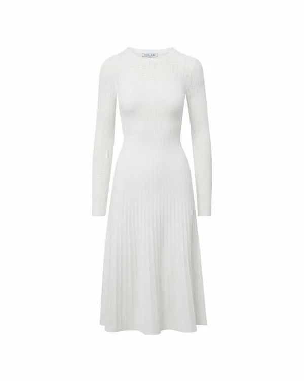 Nami Sweater Dress Offwhite Women Veronica Beard Dresses Nami Sweater Dress Offwhite Women Veronica Beard Dresses