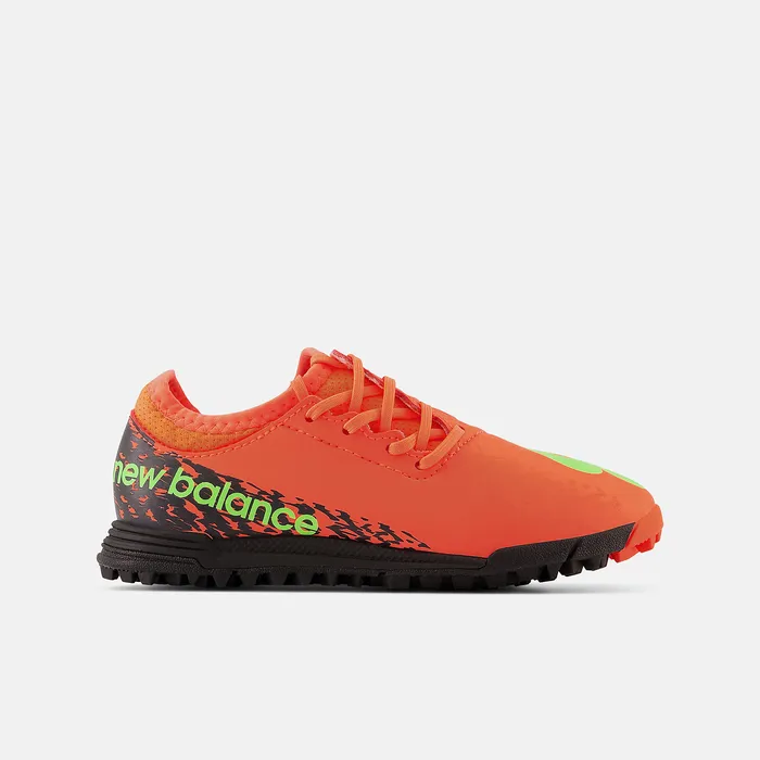 New Balance Cleats Kids Furon v7 Dispatch Junior TF Neon Dragonfly with Black and Coloro Green New Balance Cleats Kids Furon v7 Dispatch Junior TF Neon Dragonfly with Black and Coloro Green
