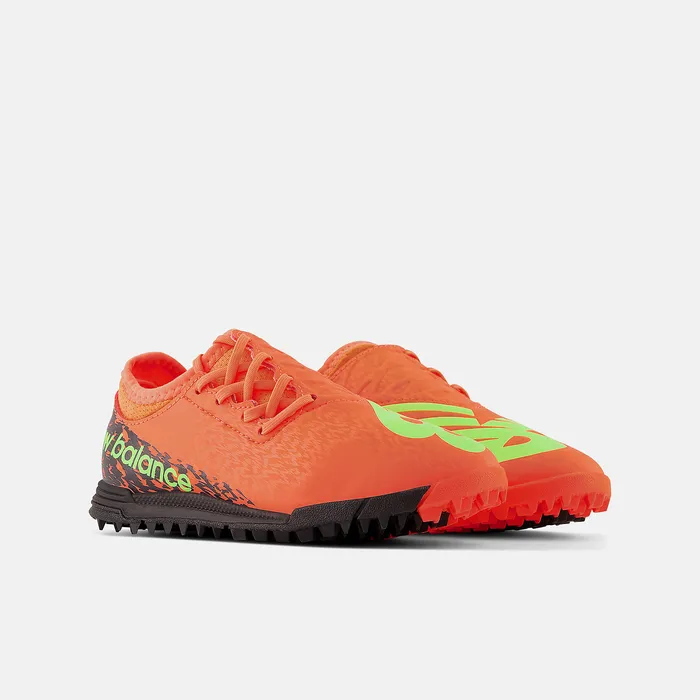 New Balance Cleats Kids Furon v7 Dispatch Junior TF Neon Dragonfly with Black and Coloro Green New Balance Cleats Kids Furon v7 Dispatch Junior TF Neon Dragonfly with Black and Coloro Green