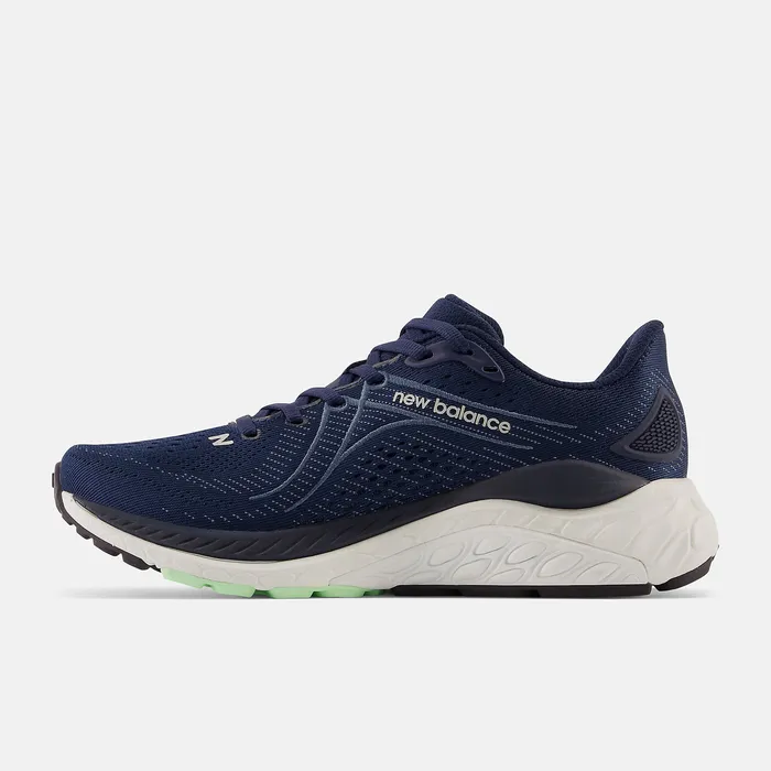 New Balance Fresh Foam X 860v13 NB Navy with Bleach Blue and Green Aura Women Running