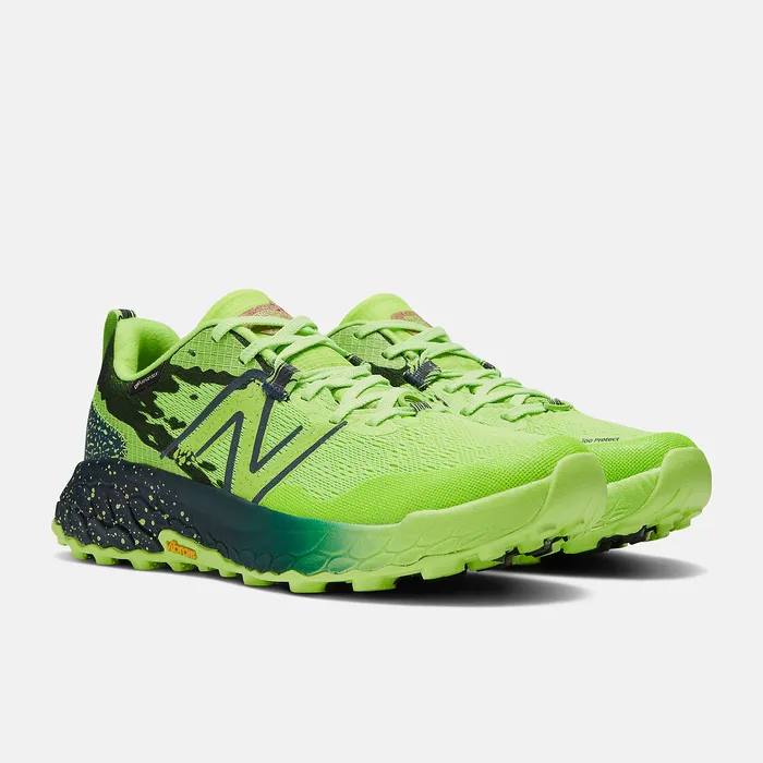 New Balance Fresh Foam X Hierro v7 GTX Pixel Green with Natural Indigo Women Hiking and Trail New Balance Fresh Foam X Hierro v7 GTX Pixel Green with Natural Indigo Women Hiking and Trail