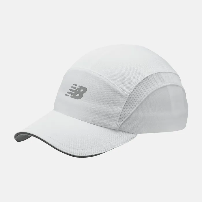 New Balance Hats MenWomen 5 Panel Performance Hat WHITE