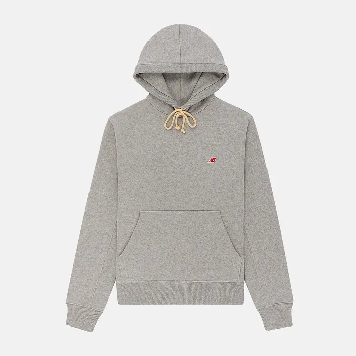 New Balance Hoodies and Sweatshirts Men MADE in USA Core Hoodie ATHLETIC GREY