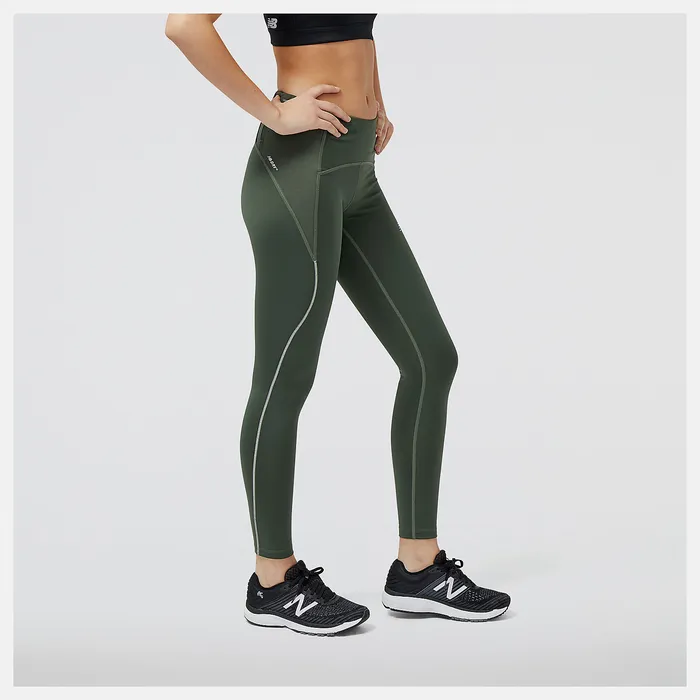 New Balance Impact Run Tight DEEP OLIVE GREEN Women Pants and Leggings New Balance Impact Run Tight DEEP OLIVE GREEN Women Pants and Leggings