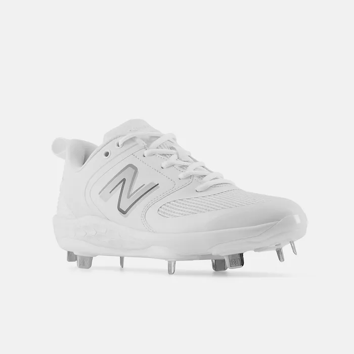 New Balance Softball Women Fresh Foam X Velo v3 Metal White with Rain Cloud