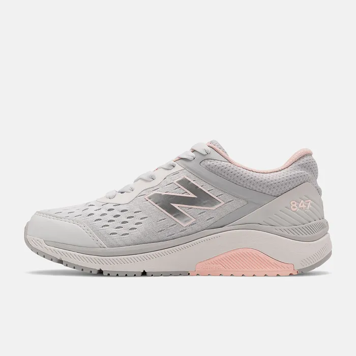 New Balance Walking Women 847v4 Arctic Fox with Silver Mink and Peach Soda New Balance Walking Women 847v4 Arctic Fox with Silver Mink and Peach Soda