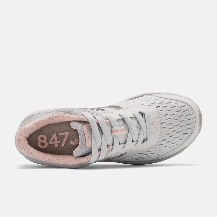 New Balance Walking Women 847v4 Arctic Fox with Silver Mink and Peach Soda New Balance Walking Women 847v4 Arctic Fox with Silver Mink and Peach Soda