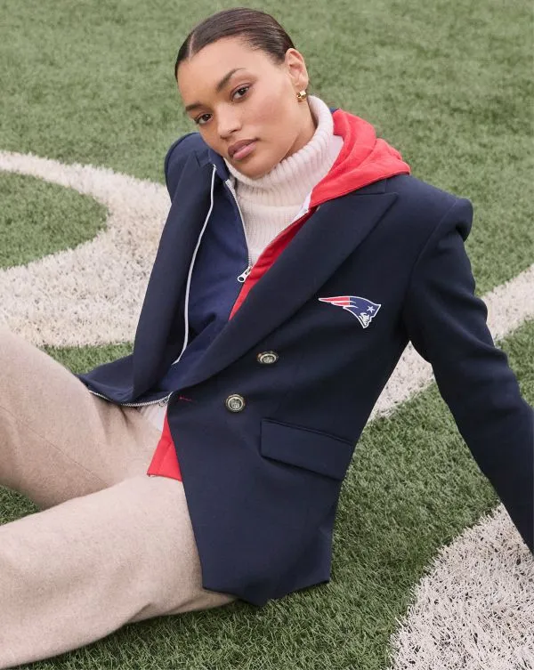 New England Patriots Dickey Jacket New England Patriots Women Veronica Beard Jackets and Outerwear New England Patriots Dickey Jacket New England Patriots Women Veronica Beard Jackets and Outerwear