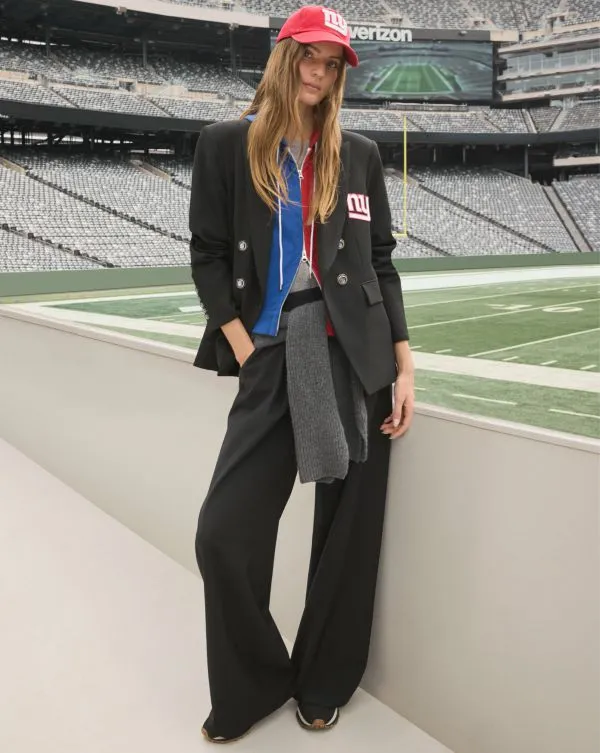 New York Giants Dickey Jacket New York Giants Women Veronica Beard Jackets and Outerwear
