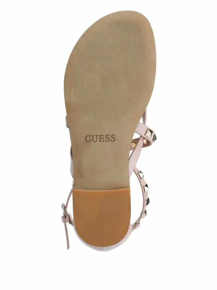 Nizana Strappy Stud Sandals Light Pink 680 Women Sandals GUESS