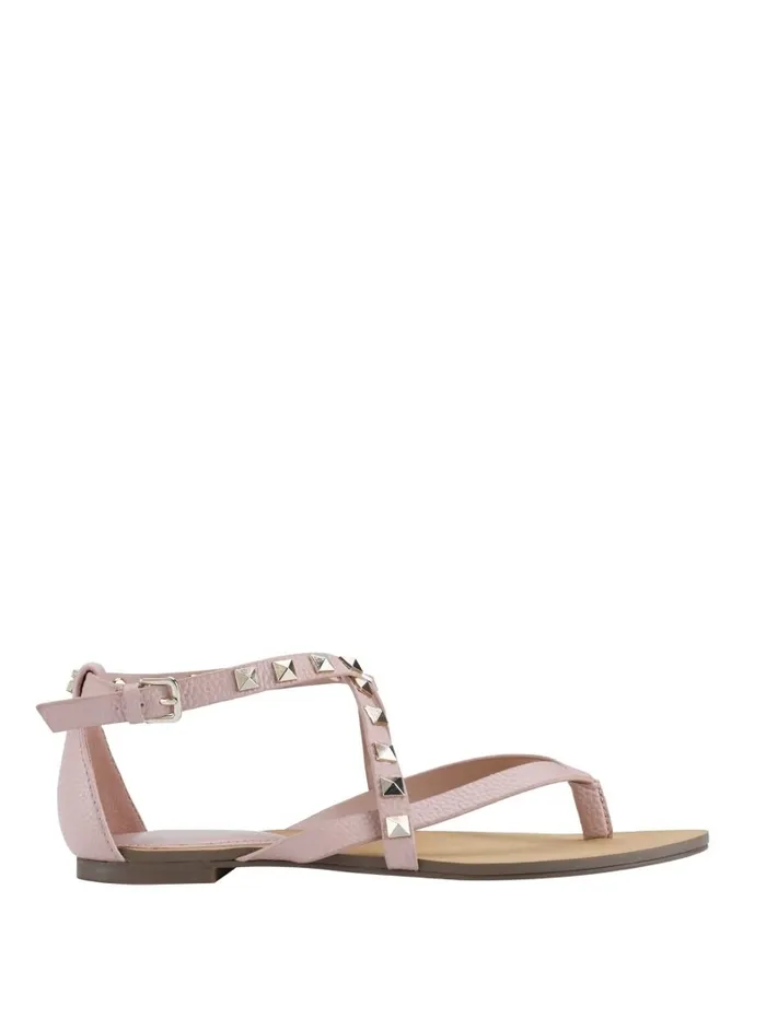 Nizana Strappy Stud Sandals Light Pink 680 Women Sandals GUESS