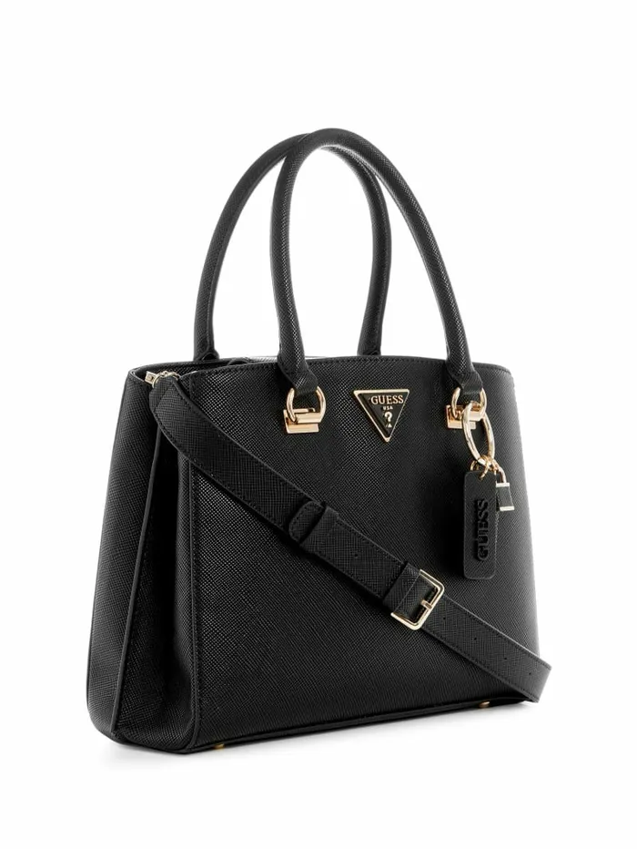 Noelle Girlfriend Satchel Black Floral Print Women Handbags GUESS Noelle Girlfriend Satchel Black Floral Print Women Handbags GUESS