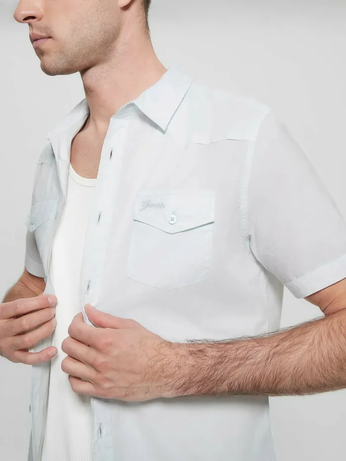 Nottingham Shirt Polar Blue Shirts GUESS Men