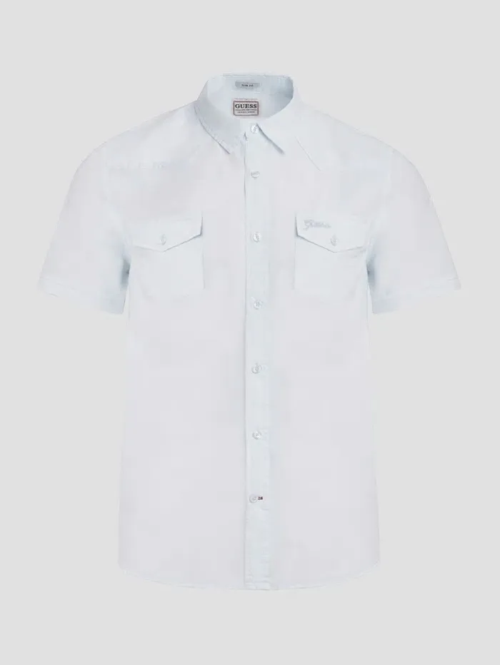 Nottingham Shirt Polar Blue Shirts GUESS Men Nottingham Shirt Polar Blue Shirts GUESS Men