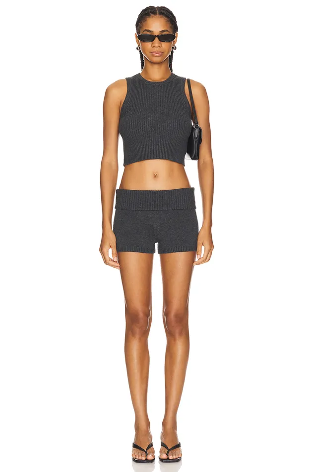 Ofelia Mini Short Grey Women Lovers and Friends Shorts Ofelia Mini Short Grey Women Lovers and Friends Shorts