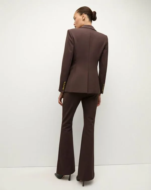 Orlane Scuba Dickey Jacket Dark Chocolate Women Veronica Beard Jackets and Outerwear Orlane Scuba Dickey Jacket Dark Chocolate Women Veronica Beard Jackets and Outerwear