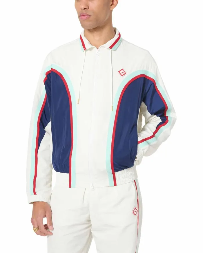 Outerwear Men Casablanca Paris Side Panelled Track Jacket Outerwear Men Casablanca Paris Side Panelled Track Jacket