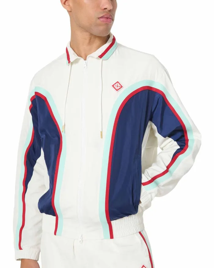 Outerwear Men Casablanca Paris Side Panelled Track Jacket Outerwear Men Casablanca Paris Side Panelled Track Jacket