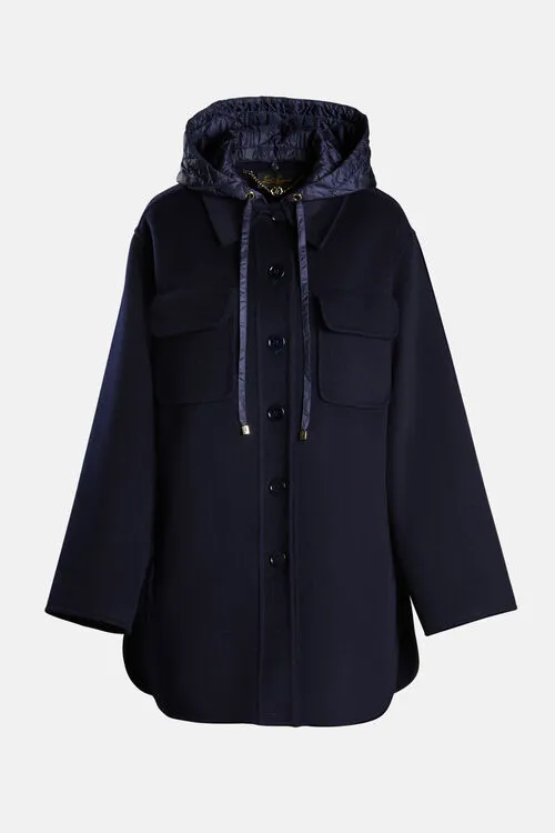 Outerwear Voce Voce BlueBlue Luisa Spagnoli Women Outerwear Voce Voce BlueBlue Luisa Spagnoli Women