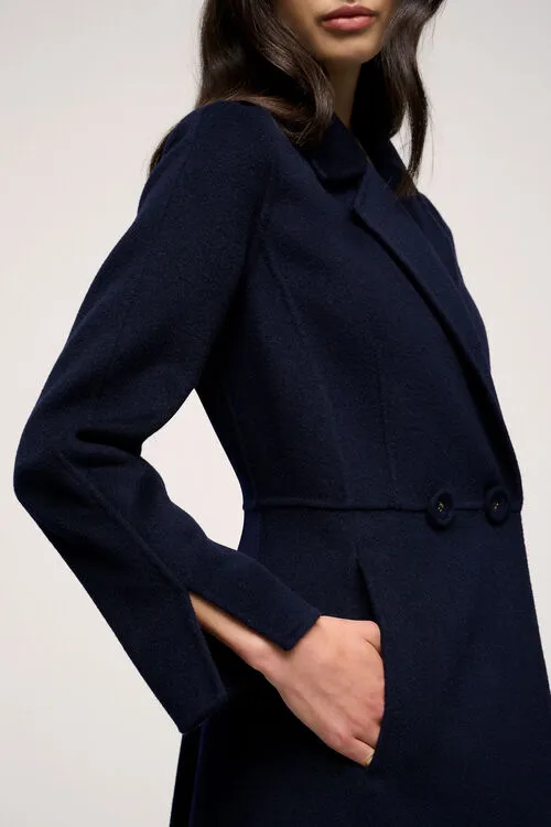 Outerwear Women Luisa Spagnoli Vincolo Vincolo Blue Outerwear Women Luisa Spagnoli Vincolo Vincolo Blue