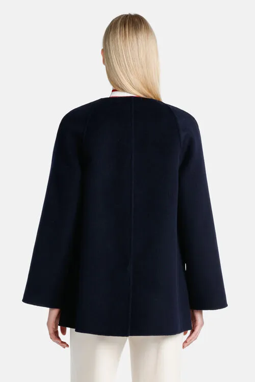 Outerwear Women Vaporiera Vaporiera Blue Luisa Spagnoli Outerwear Women Vaporiera Vaporiera Blue Luisa Spagnoli