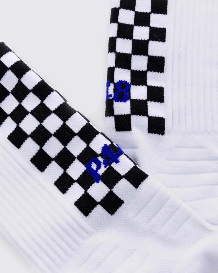 P448 Accessories Women Socks WhiteCheck P448 Accessories Women Socks WhiteCheck