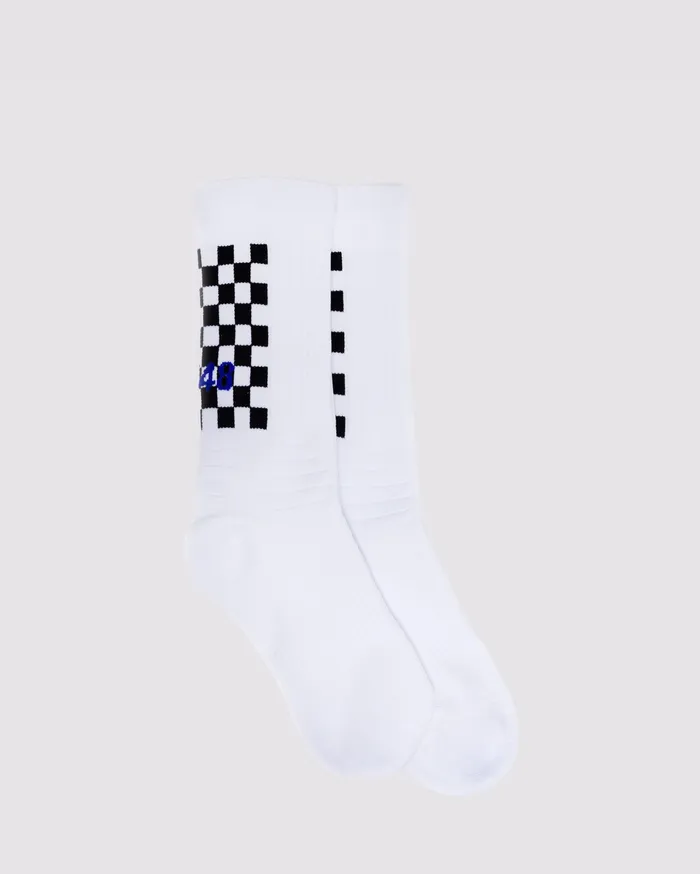 P448 Accessories Women Socks WhiteCheck P448 Accessories Women Socks WhiteCheck