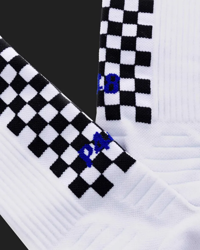 P448 Accessories Women Socks WhiteCheck P448 Accessories Women Socks WhiteCheck