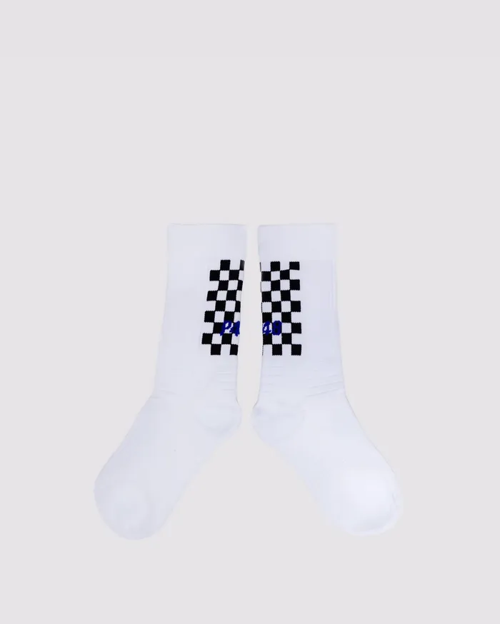 P448 Accessories Women Socks WhiteCheck P448 Accessories Women Socks WhiteCheck