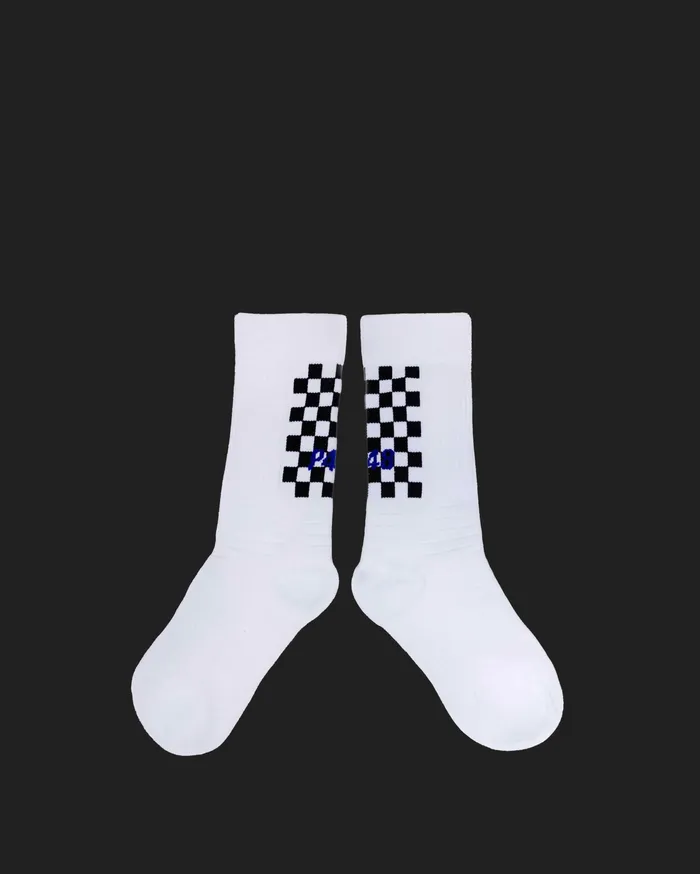 P448 Accessories Women Socks WhiteCheck P448 Accessories Women Socks WhiteCheck