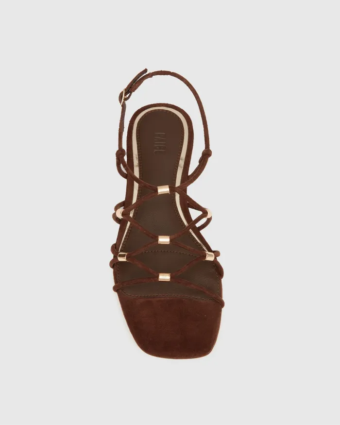 PAIGE Aurora Sandal 8211 Chocolate Suede Women Sandals PAIGE Aurora Sandal 8211 Chocolate Suede Women Sandals