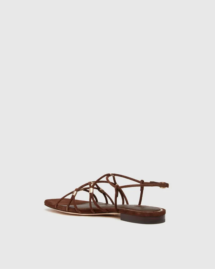 PAIGE Aurora Sandal 8211 Chocolate Suede Women Sandals PAIGE Aurora Sandal 8211 Chocolate Suede Women Sandals