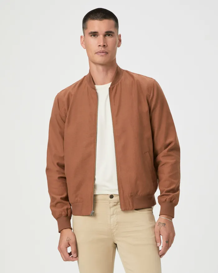 PAIGE Barker Jacket 8211 Italian Coffee Men Jackets and Coats