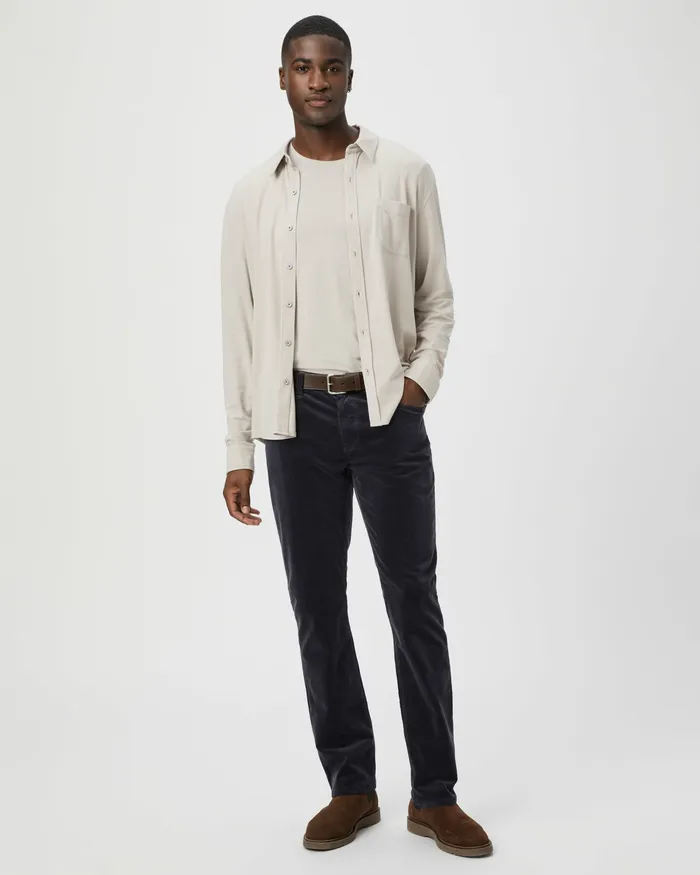 PAIGE Federal Slim Straight Pant 8211 Deep Anchor Corduroy Men Pants and Joggers PAIGE Federal Slim Straight Pant 8211 Deep Anchor Corduroy Men Pants and Joggers