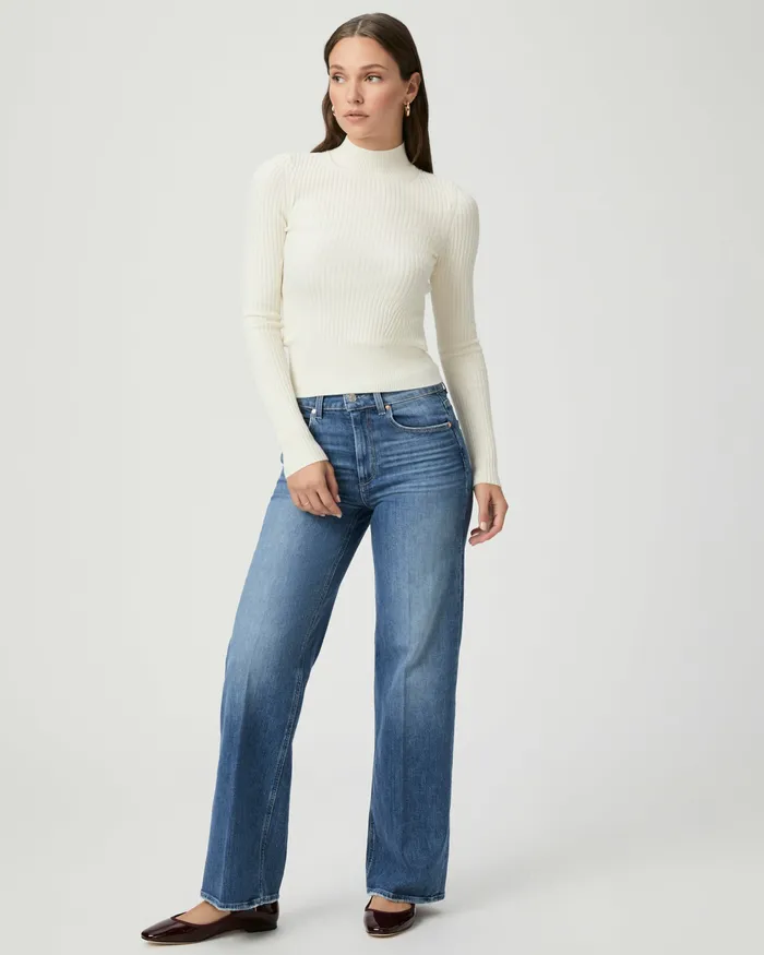 PAIGE Raisa Top 8211 Ivory Women Sweaters and Sweatshirts