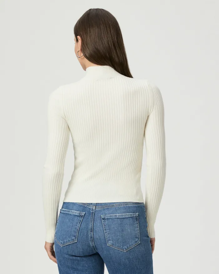 PAIGE Raisa Top 8211 Ivory Women Sweaters and Sweatshirts