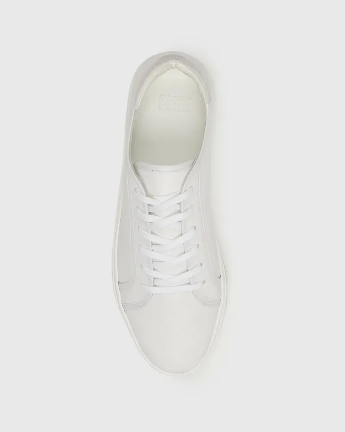 PAIGE Shoes Men Exclusive Farrell Sneaker 8211 White Leather PAIGE Shoes Men Exclusive Farrell Sneaker 8211 White Leather