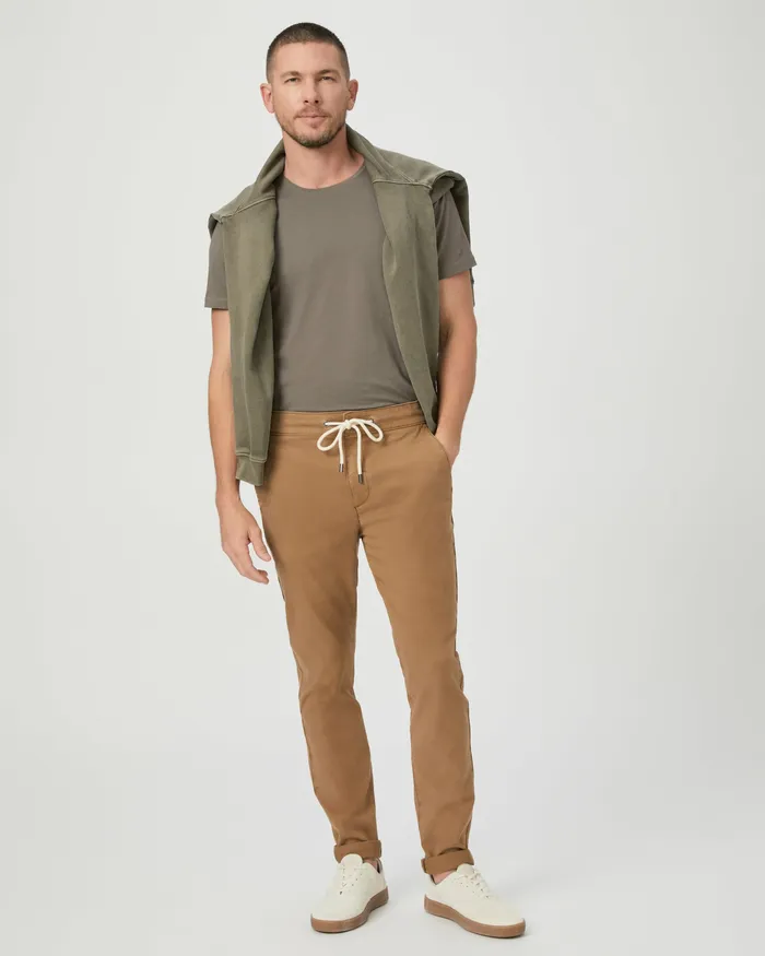 Pants and Joggers Men PAIGE Fraser Pant 8211 Vintage Dried Tobacco