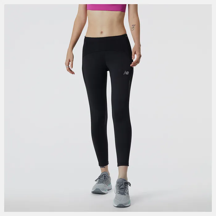Pants and Leggings New Balance Women Impact Run Crop BLACK