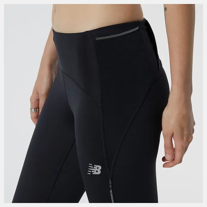 Pants and Leggings New Balance Women Impact Run Crop BLACK Pants and Leggings New Balance Women Impact Run Crop BLACK