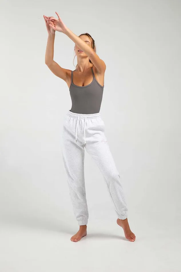 Pants and Leggings OffDuty High Waist Joggers Snow Marle 8211 Bloch Adult