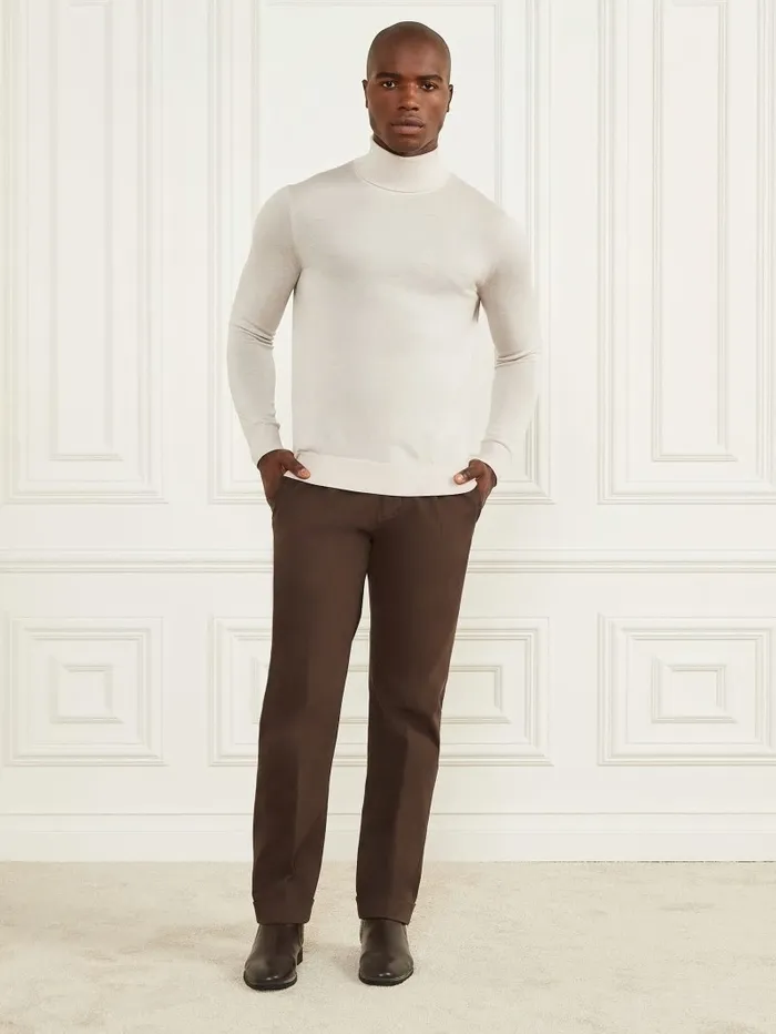 Pants and Shorts Ethan Twill RollUp Chino Pant Chocolate Brownie 8211 GUESS Men Pants and Shorts Ethan Twill RollUp Chino Pant Chocolate Brownie 8211 GUESS Men