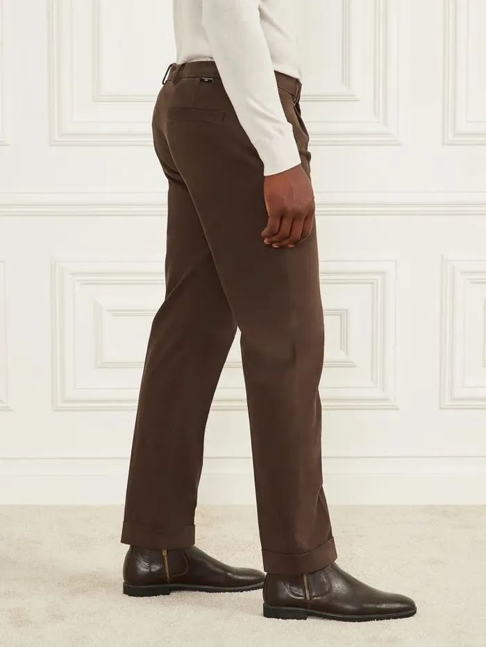 Pants and Shorts Ethan Twill RollUp Chino Pant Chocolate Brownie 8211 GUESS Men Pants and Shorts Ethan Twill RollUp Chino Pant Chocolate Brownie 8211 GUESS Men