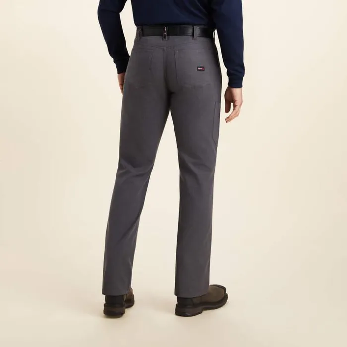 Pants and Shorts Men Ariat FR M4 Relaxed Crossfire Straight Pant Iron Grey
